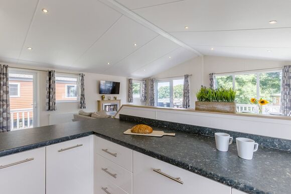 Prestige 2 Lodge with ensuite & decking, Prestige 2, Slps 6, ensuite, decking P - Ty Mawr, Towyn