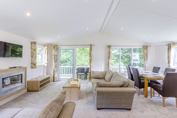 Prestige 3 Lodge with ensuite & decking, Prestige 3, Slps 6, ensuite, decking P - Ty Mawr, Towyn