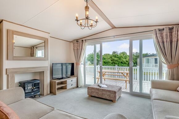 Gold Premium 2 slps 4 parking, ensuite, decking, Gold Premium Caravan with parking, ensuite & decking - Ty Mawr, Towyn