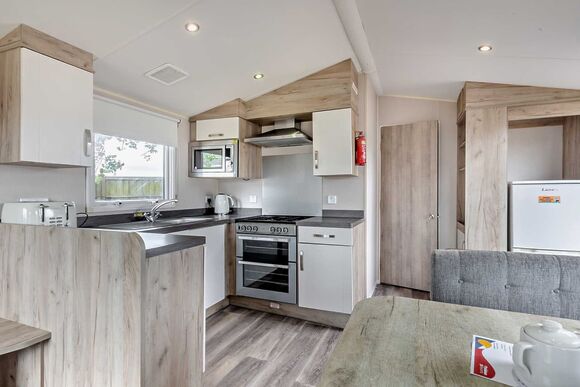 Silver Caravan with decking, Silver Caravan with decking P - Valley Farm, Clacton-on-Sea