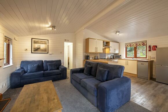 Superior Lodge with parking, ensuite & decking - White Cross Bay, Lake Windermere