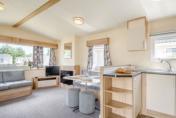 Gold 2 Caravan slps 6 parking and decking P - Breydon Water, Burgh Castle, Nr Gt Yarmouth