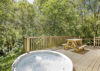 Squirrel Log Cabin 4 (Pet) - Quarry Walk Lodges, Freehay, Cheadle