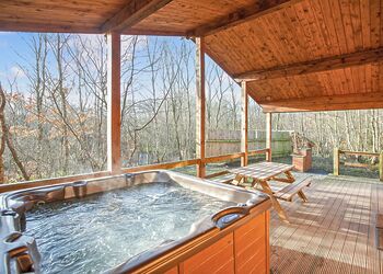 Badger Log Cabin 6 (Pet) - Quarry Walk Lodges, Freehay, Cheadle