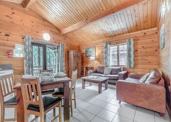 Badger Log Cabin 4 (Pet) - Quarry Walk Lodges, Freehay, Cheadle