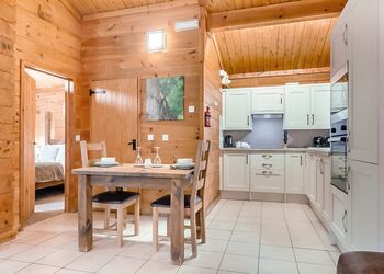 Woodpecker Log Cabin 2 - Quarry Walk Lodges, Freehay, Cheadle