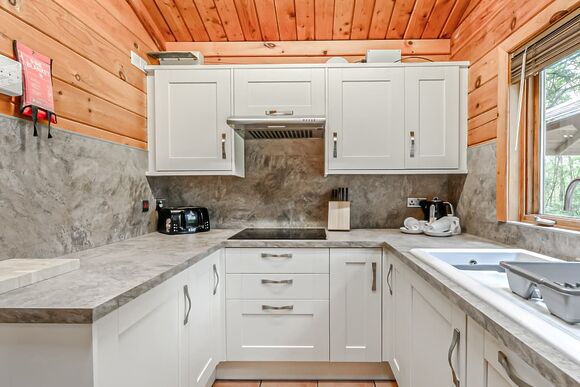 Squirrel Log Cabin 4 - Quarry Walk Lodges, Freehay, Cheadle