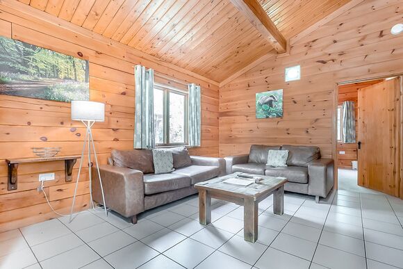 Badger Log Cabin 4 - Quarry Walk Lodges, Freehay, Cheadle