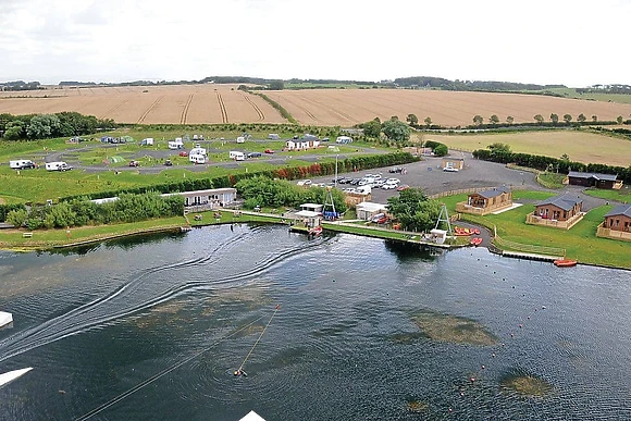 The park setting<br />