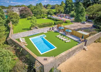 Outdoor heated pool<br />