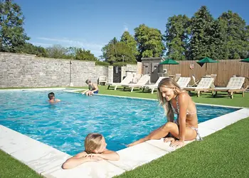Outdoor heated pool 