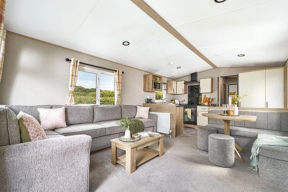 Essential Clover Caravan (Sleeps 4) - Wooler Riverside Holiday Park, Wooler