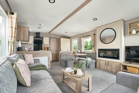 Essential Clover Caravan (Sleeps 4) - Wooler Riverside Holiday Park, Wooler