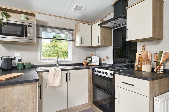 Essential Clover Caravan (Sleeps 4) - Wooler Riverside Holiday Park, Wooler