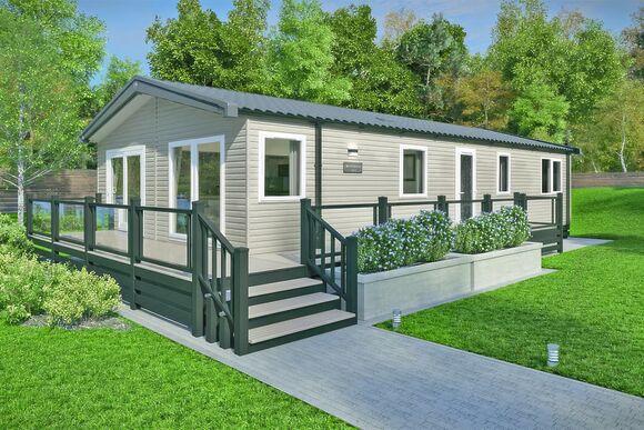 Superior Oak Lodge (Sleeps 6) - Wooler Riverside Holiday Park, Wooler