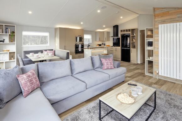 Superior Oak Lodge (Sleeps 4) - Wooler Riverside Holiday Park, Wooler