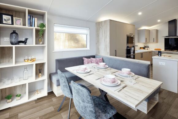 Superior Oak Lodge (Sleeps 4) - Wooler Riverside Holiday Park, Wooler