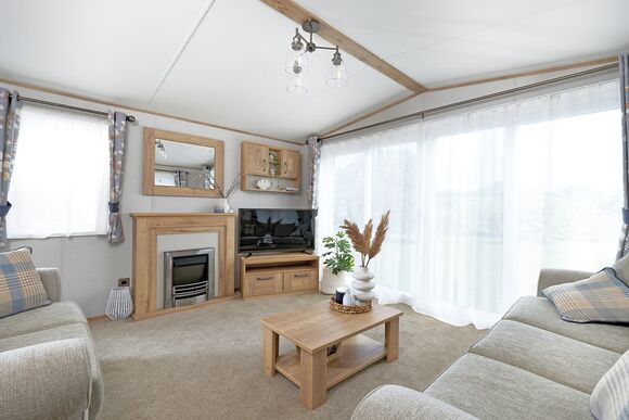 Premium Bluebell Caravan with Decking (Slps 6,Pet) - Wooler Riverside Holiday Park, Wooler