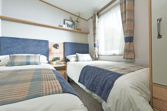 Premium Bluebell Caravan with Decking (Slps 6,Pet) - Wooler Riverside Holiday Park, Wooler