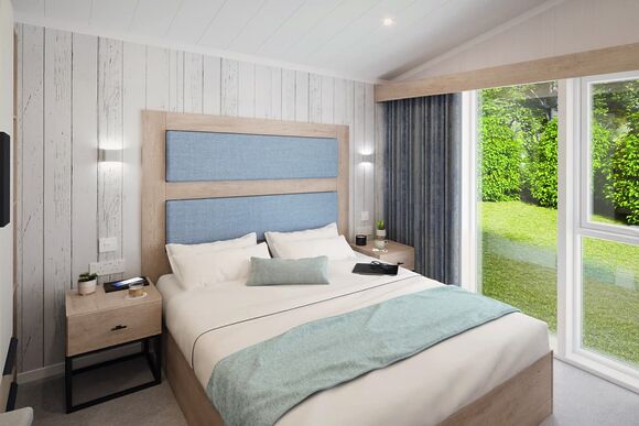 Signature Family Lodge (Sleeps 8, Dog Friendly) - Wooler Riverside Holiday Park, Wooler