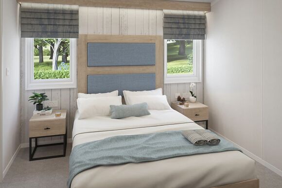 Signature Family Lodge (Sleeps 8, Dog Friendly) - Wooler Riverside Holiday Park, Wooler