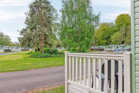Neurodiverse Friendly Daisy Caravan Decking Slps 5 - Wooler Riverside Holiday Park, Wooler