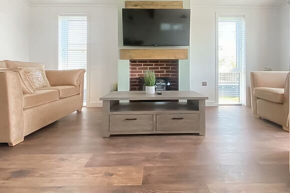 Typical picture of pine lodge 