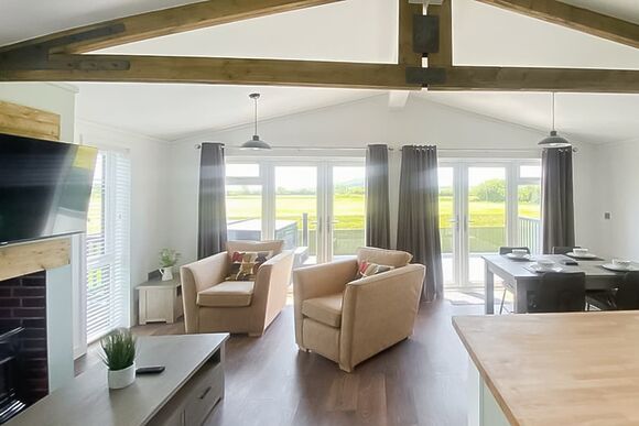 Typical picture of pine lodge 