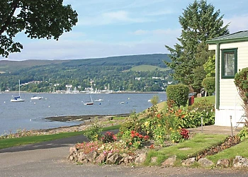 The park setting