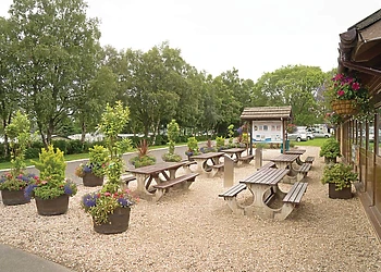 The park setting<br />