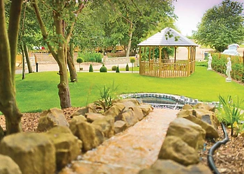 The park setting