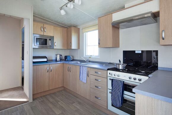 3 Bed Silver Plus Caravan with Decking Pet - Ruda, Croyde Bay