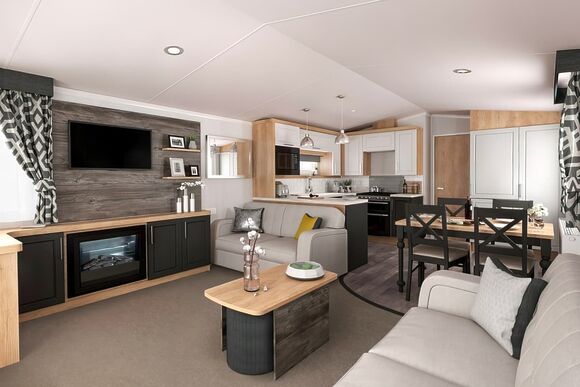 2 Bed Platinum Plus Caravan with Decking - Ruda, Croyde Bay