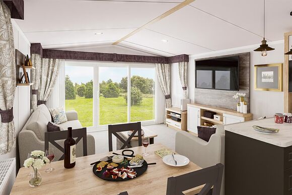 2 Bed Platinum Plus Caravan with Decking - Ruda, Croyde Bay