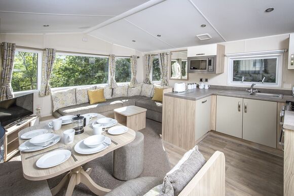 2 Bed Silver Caravan - Sandy Glade Holiday Park, Burnham-on-Sea