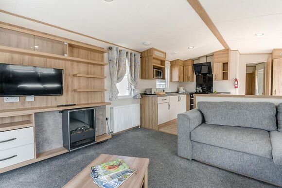 Gold Caravan with decking - Sandford, Sandford, Poole