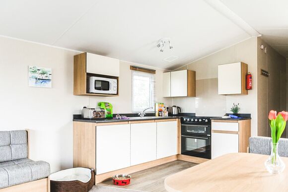 Silver  2 Pet Friendly Caravan sleeps 4 - Par Sands, Par