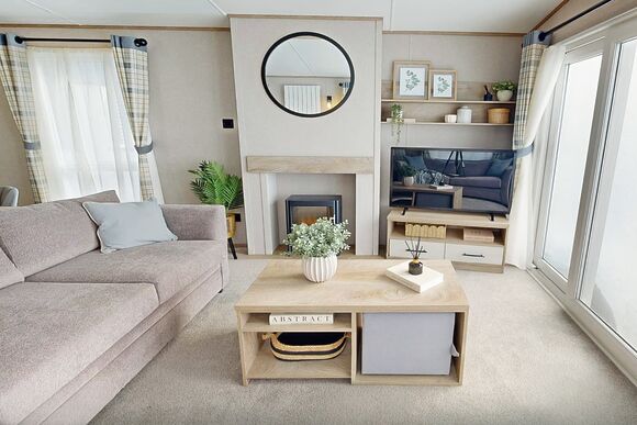 Premium Plus hot tub 2 bed holiday home slps 6 Pet - Sun Haven Holiday Park, Mawgan Porth, Nr Newquay