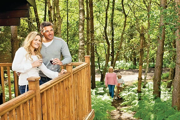 Lodges nestling deep in 40 acres of woodland