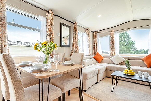 Silver Premium 2 Caravan slps 6 parking, decking - Looe Bay, Looe