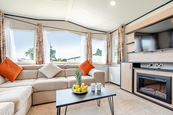 Silver Premium 2 Caravan slps 6 parking, decking P - Looe Bay, Looe