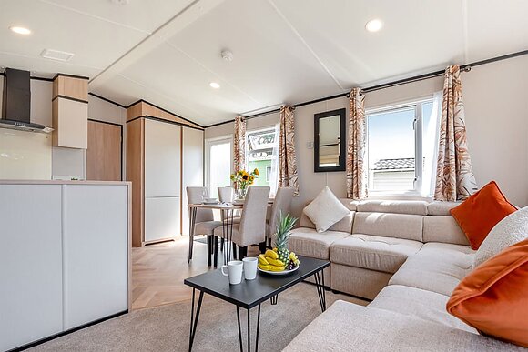 Silver Premium 2 Caravan slps 6 parking, decking P - Looe Bay, Looe