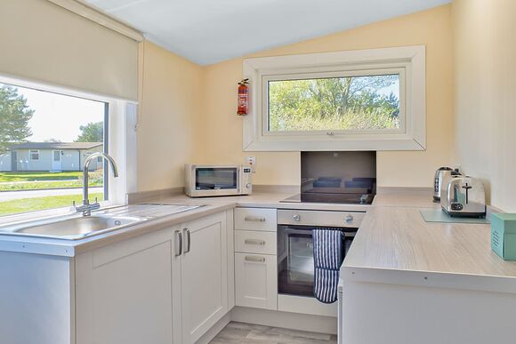 Silver Chalet 1 bedroom (Slps 2) Pet - Solway Holiday Village, Silloth, North Lakes