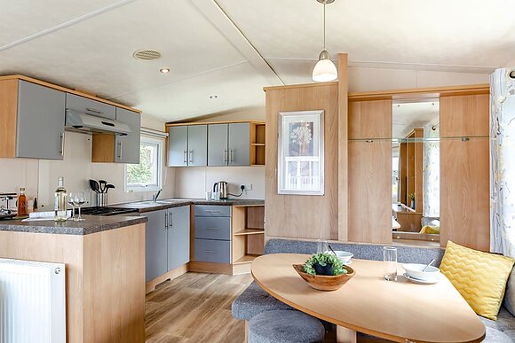 Silver Caravan. With parking and decking. P - Southerness, Southerness, by Dumfries