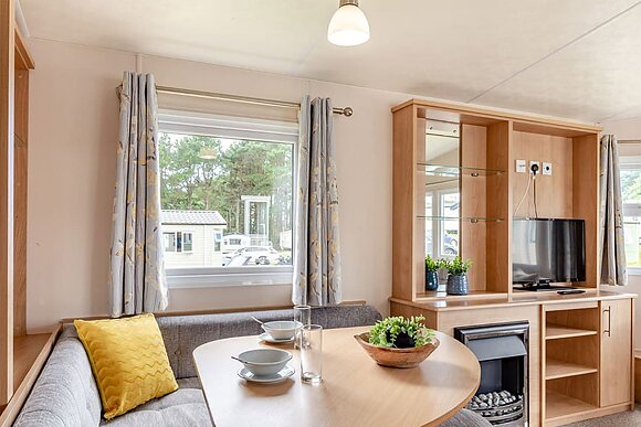 Silver Caravan. With parking and decking. P - Southerness, Southerness, by Dumfries