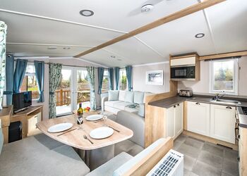 2 Bed Gold Hot Tub Caravan Lodge - St Ives Holiday Village, Lelant, St Ives