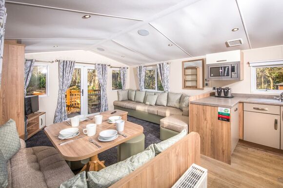 2 Bed Silver Caravan Lodge - St Ives Holiday Village, Lelant, St Ives