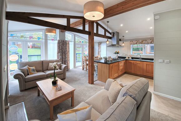 2 Bed Diamond Hot Tub Lodge - St Ives Holiday Village, Lelant, St Ives