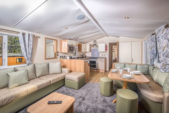 3 Bed Silver Caravan Lodge Pet - St Ives Holiday Village, Lelant, St Ives