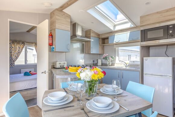 Silver 3 Caravan with parking & decking - St Minver, Rock